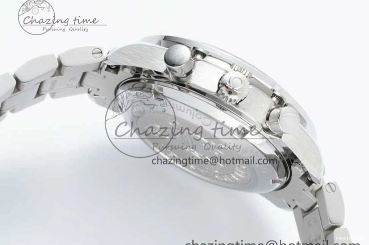 0719 Speedmaster Racing Master SS HKF Best Edition White Dial on SS Bracelet A TravelReady 7809